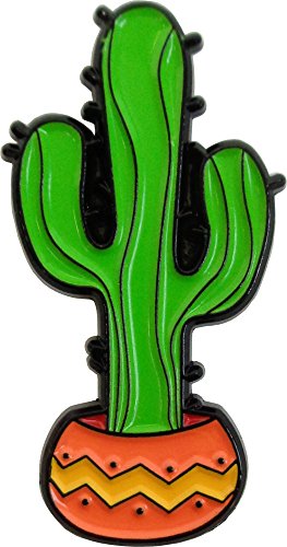 Matt Stewart, Cactus 1, Licensed Original Artwork, Expertly Designed ENAMEL PIN - 1.25" x 0.60"