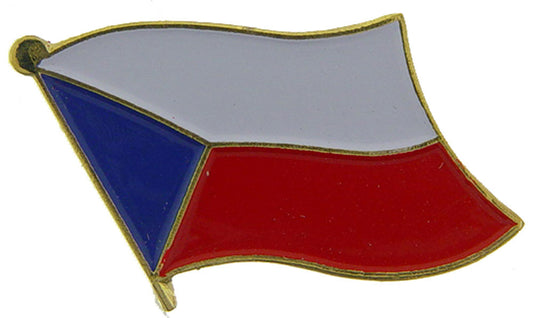 INTERNATIONAL, CZECH REPUBLIC Flag - Original Artwork, Expertly Designed PIN - 1"