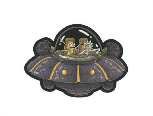 SPACESHIP R & M - Officially Licensed Original Artwork - Sticker DECAL