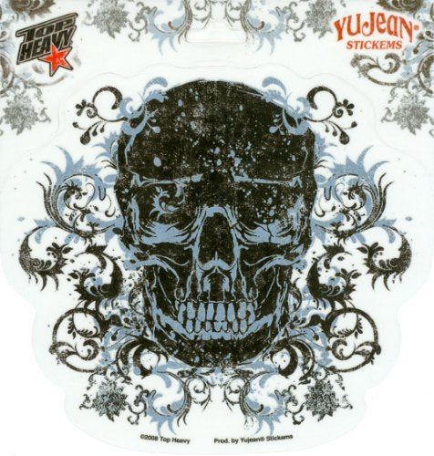 Top Heavy - Filigree Skull - Sticker / Decal